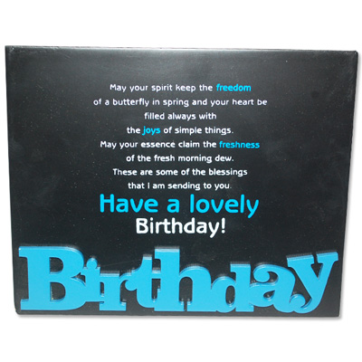 "Birthday Message Stand -122-001 - Click here to View more details about this Product